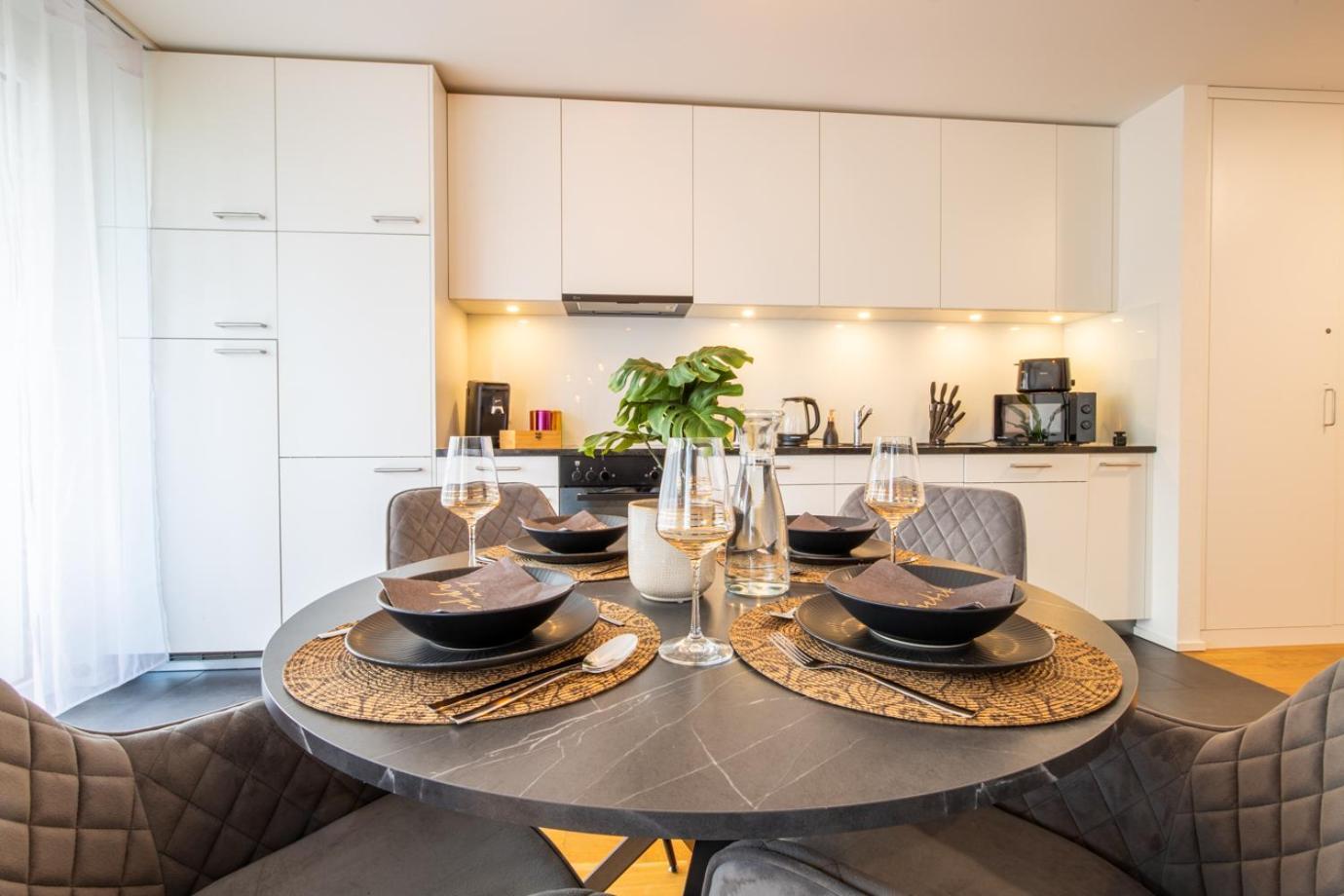Special Einstein Iiv Apartment, Messe Kleinbasel 10-Star Buitenkant foto