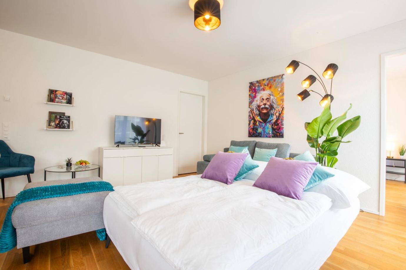 Special Einstein Iiv Apartment, Messe Kleinbasel 10-Star Buitenkant foto